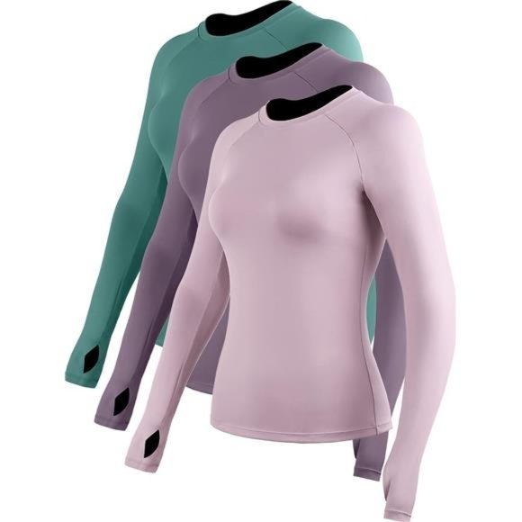 Quick-Drying Running Long Sleeve Shirt for Women Workout Shirts - Picture 1 of 7
